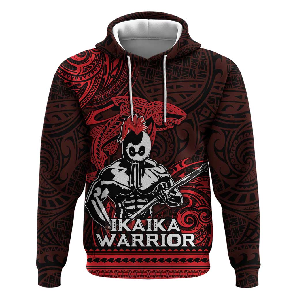 Hawaii Ikaika Warrior Zip Hoodie Hawaiian Tribal Tattoo