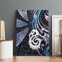New Zealand Aotearoa Canvas Wall Art Maori Hei Manaia Purple Paua Shell DT04 - Polynesian Pride