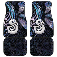 New Zealand Aotearoa Car Mats Maori Hei Manaia Purple Paua Shell DT04 - Polynesian Pride