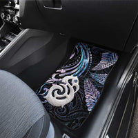 New Zealand Aotearoa Car Mats Maori Hei Manaia Purple Paua Shell DT04 - Polynesian Pride