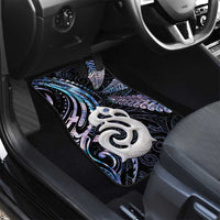 New Zealand Aotearoa Car Mats Maori Hei Manaia Purple Paua Shell DT04 - Polynesian Pride