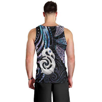New Zealand Aotearoa Men Tank Top Maori Hei Manaia Purple Paua Shell DT04 - Polynesian Pride