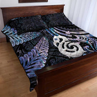 New Zealand Aotearoa Quilt Bed Set Maori Hei Manaia Purple Paua Shell