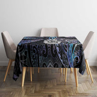 New Zealand Aotearoa Tablecloth Maori Hei Manaia Purple Paua Shell DT04 - Polynesian Pride