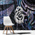 New Zealand Aotearoa Window Curtain Maori Hei Manaia Purple Paua Shell