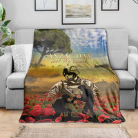 New Zealand ANZAC Day Blanket The Ode Remembrance And Poppy DT04 - Polynesian Pride