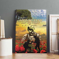New Zealand ANZAC Day Canvas Wall Art The Ode Remembrance And Poppy DT04 - Polynesian Pride