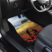 New Zealand ANZAC Day Car Mats The Ode Remembrance And Poppy DT04 - Polynesian Pride