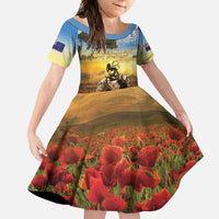 New Zealand ANZAC Day Family Matching Mermaid Dress and Hawaiian Shirt The Ode Remembrance And Poppy
