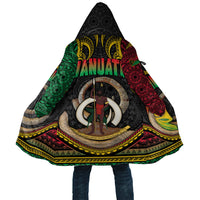 Vanuatu Language Week Cloak Boar Tusk Warrior Tribal Floral Pattern