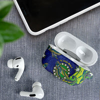Cook Islands Language Week AirPods Case Flying Fish 15 Stars Tribal Patterns