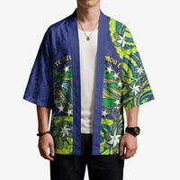 Cook Islands Language Week Kimono Flying Fish 15 Stars Tribal Patterns