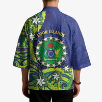 Cook Islands Language Week Kimono Flying Fish 15 Stars Tribal Patterns