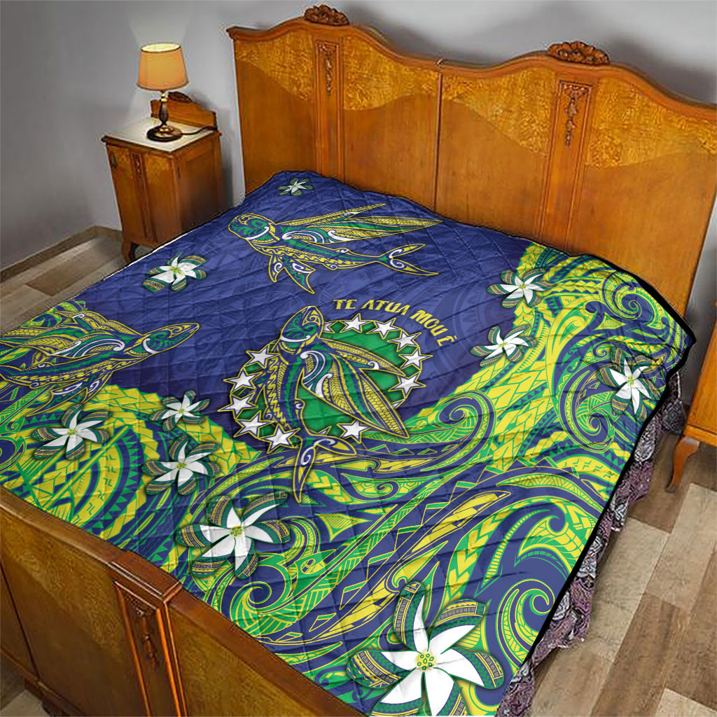 Cook Islands Language Week Quilt Flying Fish 15 Stars Tribal Patterns