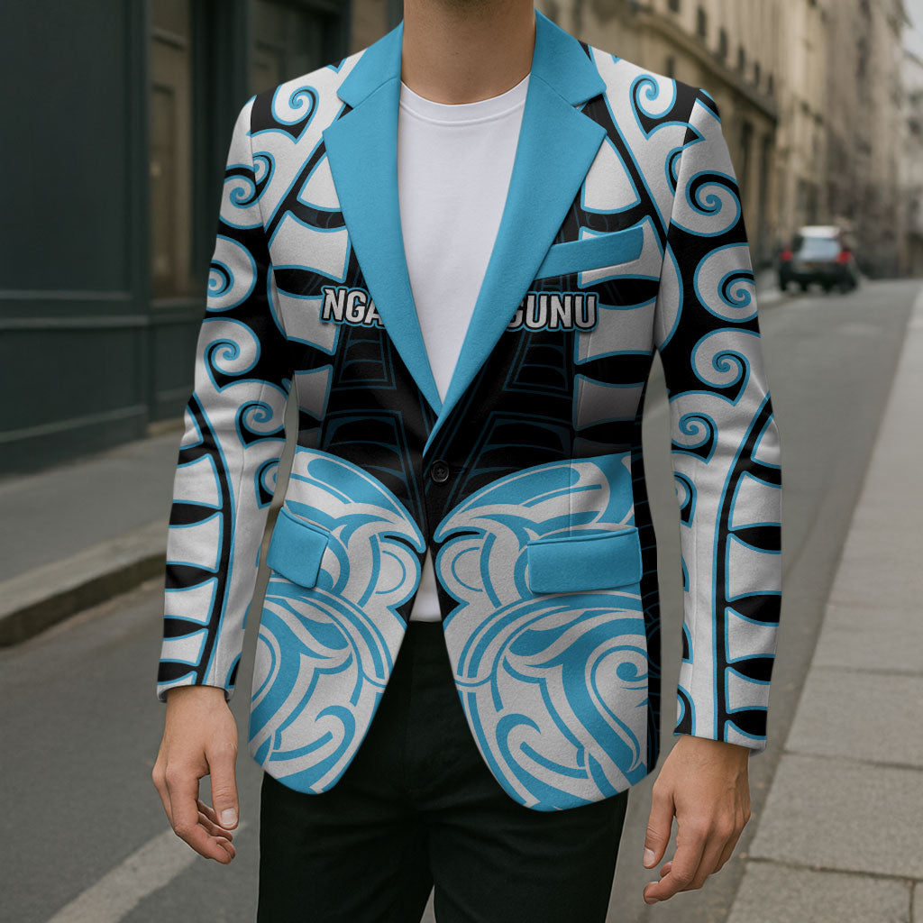 Custom Aotearoa Ngati Kahungunu Blazer New Zealand Traditional Maori Pattern