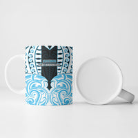 Custom Aotearoa Ngati Kahungunu Ceramic Mug New Zealand Traditional Maori Pattern