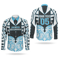 Custom Aotearoa Ngati Kahungunu Couples Matching Summer Maxi Dress and Long Sleeve Button Shirt New Zealand Traditional Maori Pattern