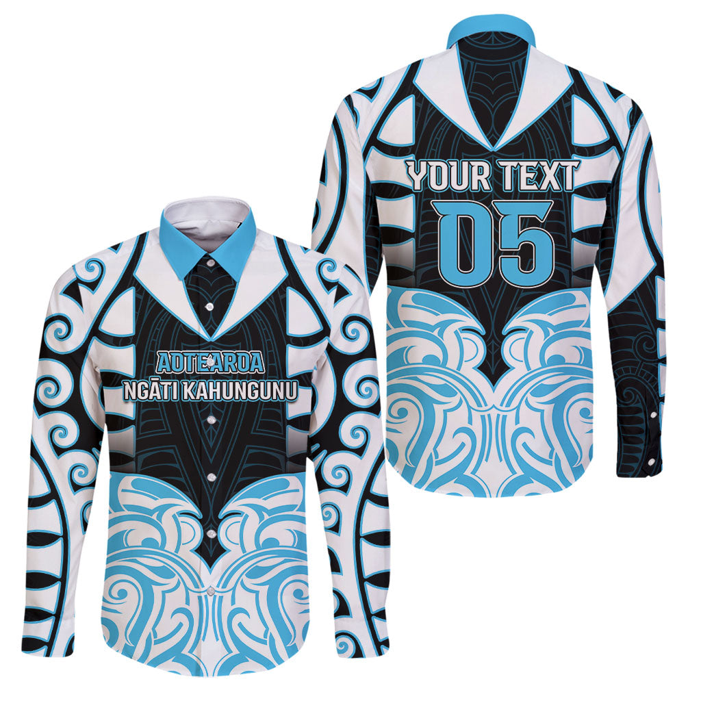 Custom Aotearoa Ngati Kahungunu Family Matching Puletasi and Hawaiian Shirt New Zealand Traditional Maori Pattern