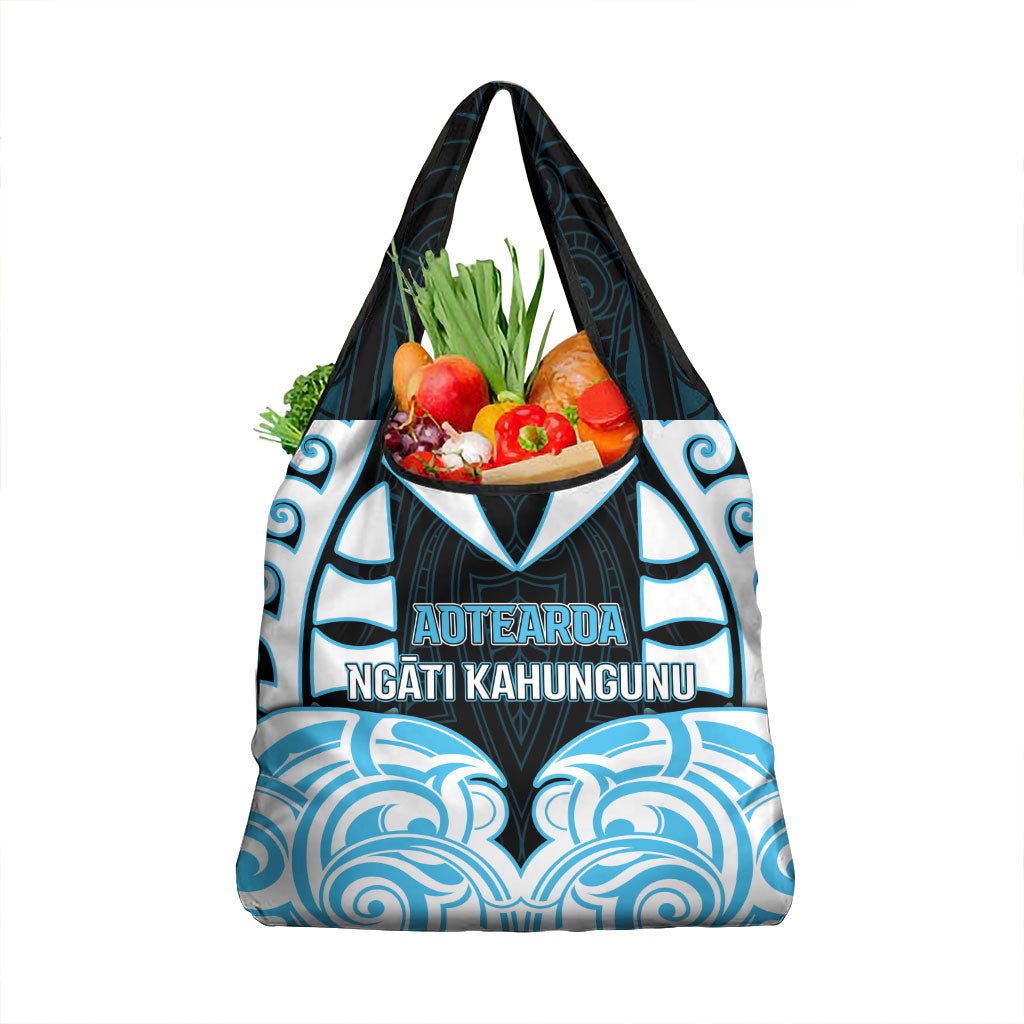 Aotearoa Ngati Kahungunu Grocery Bag New Zealand Traditional Maori Pattern