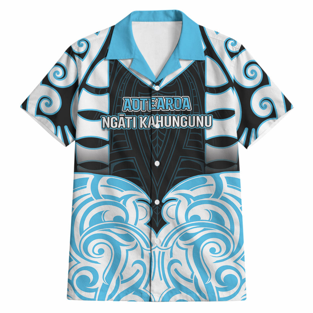 Custom Aotearoa Ngati Kahungunu Hawaiian Shirt New Zealand Traditional Maori Pattern