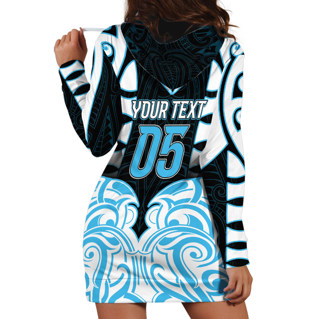 Custom Aotearoa Ngati Kahungunu Hoodie Dress New Zealand Traditional Maori Pattern