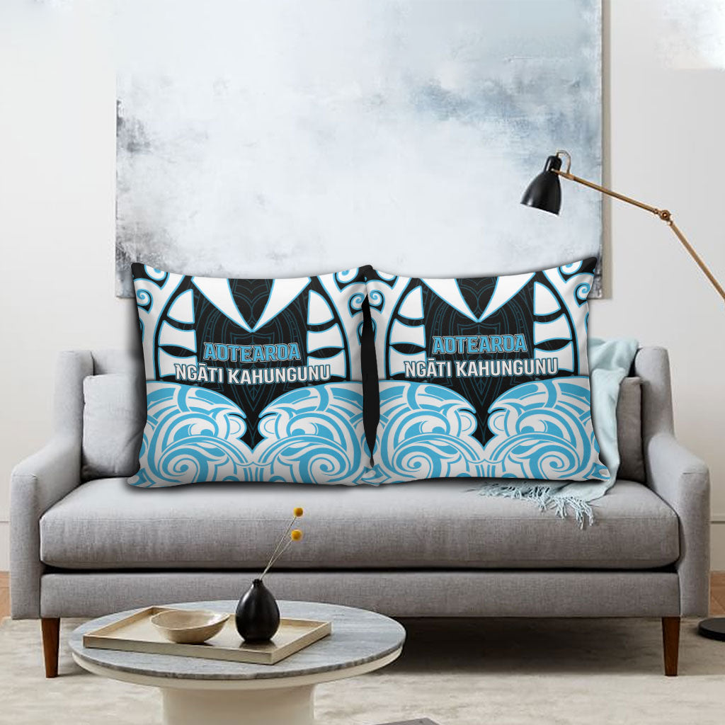 Aotearoa Ngati Kahungunu Pillow Cover New Zealand Traditional Maori Pattern