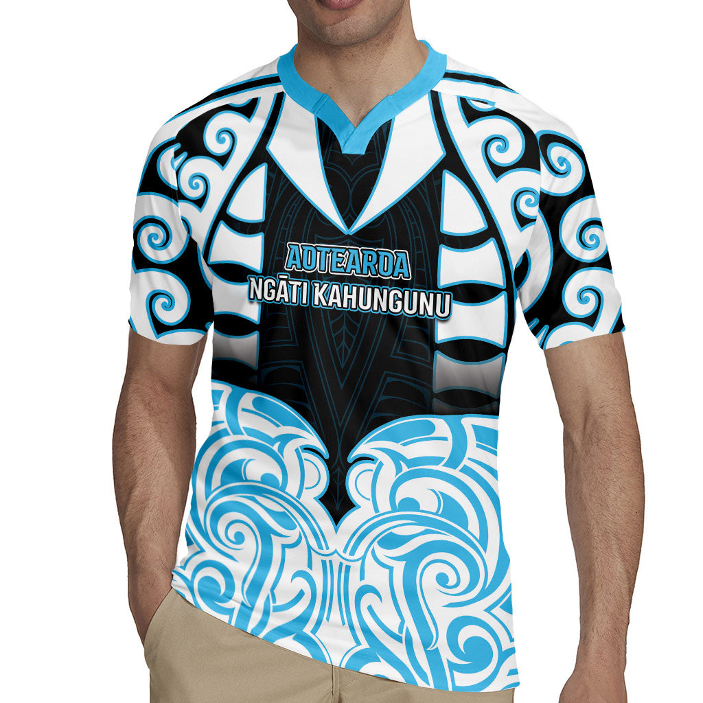 Custom Aotearoa Ngati Kahungunu Rugby Jersey New Zealand Traditional Maori Pattern