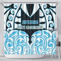 Aotearoa Ngati Kahungunu Shower Curtain New Zealand Traditional Maori Pattern
