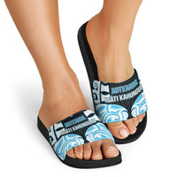 Aotearoa Ngati Kahungunu Slide Sandals New Zealand Traditional Maori Pattern