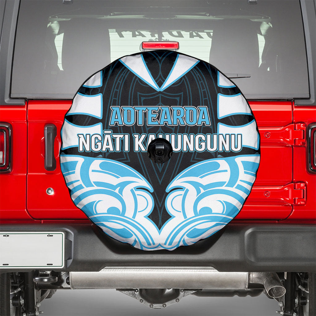 Aotearoa Ngati Kahungunu Spare Tire Cover New Zealand Traditional Maori Pattern