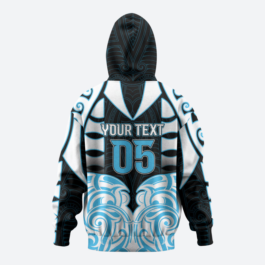 Custom Aotearoa Ngati Kahungunu Zip Hoodie New Zealand Traditional Maori Pattern