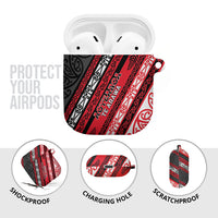 Aotearoa Te Arawa AirPods Case New Zealand Maori Tribal Fern Pattern