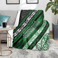 Aotearoa Ngati Maniapoto Blanket New Zealand Maori Tribal Fern Pattern