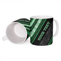 Personalised Aotearoa Ngati Maniapoto Ceramic Mug New Zealand Maori Tribal Fern Pattern