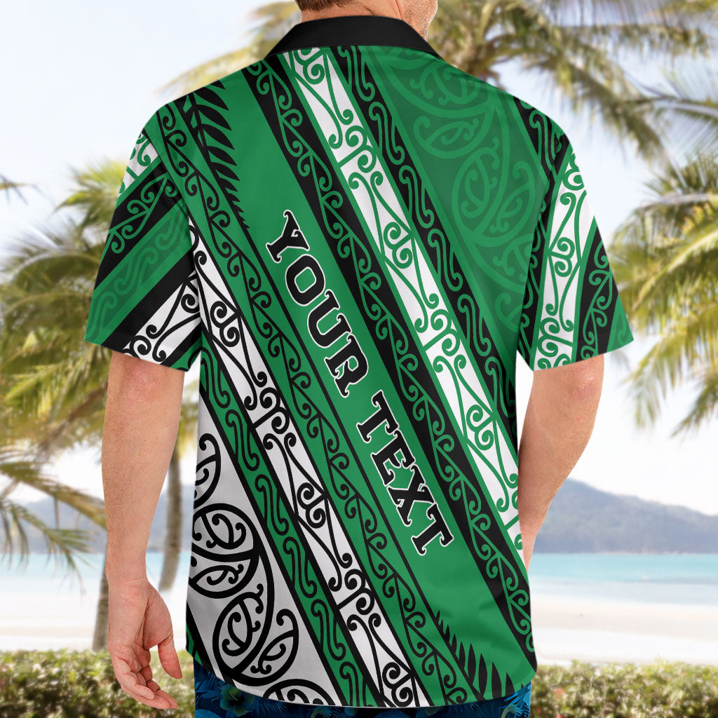 Personalised Aotearoa Ngati Raukawa Hawaiian Shirt New Zealand Maori Tribal Fern Pattern