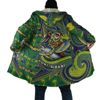 Cook Islands Christmas Cloak Santa Riding Flying Fish DT05 - Polynesian Pride