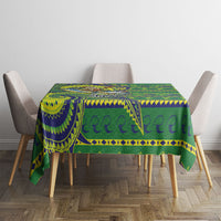 Cook Islands Christmas Tablecloth Santa Riding Flying Fish DT05 - Polynesian Pride