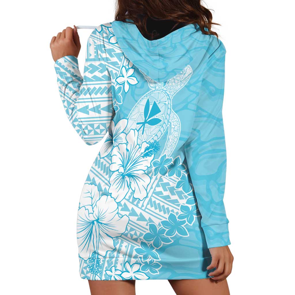 Hawaii Kanaka Maoli Hoodie Dress Polynesian Turtle Tattoo