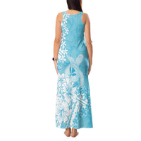 Hawaii Kanaka Maoli Tank Maxi Dress Polynesian Turtle Tattoo