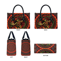 3D Illusion Hula Zombie Halloween Leather Bag Hawaiian Undead Dancer Volcano Stone Well DT05 - Polynesian Pride