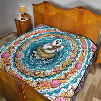 3D Illusion Hula Ghost Halloween Quilt Hawaiian Ukulele Spirit Ocean Vortex DT05 - Polynesian Pride