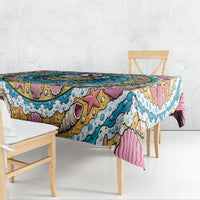 3D Illusion Hula Ghost Halloween Tablecloth Hawaiian Ukulele Spirit Ocean Vortex DT05 - Polynesian Pride