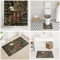 Niue Christmas Bathroom Set Santa Riding Coconut Crab DT05 - Polynesian Pride