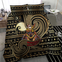 Niue Christmas Bedding Set Santa Riding Coconut Crab DT05 - Polynesian Pride