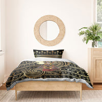 Niue Christmas Bedding Set Santa Riding Coconut Crab DT05 - Polynesian Pride