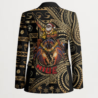 Niue Christmas Blazer Santa Riding Coconut Crab DT05 - Polynesian Pride
