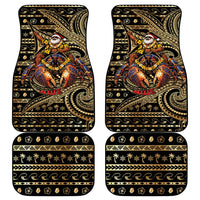 Niue Christmas Car Mats Santa Riding Coconut Crab DT05 - Polynesian Pride