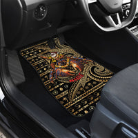 Niue Christmas Car Mats Santa Riding Coconut Crab DT05 - Polynesian Pride