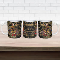 Niue Christmas Ceramic Mug Santa Riding Coconut Crab DT05 - Polynesian Pride