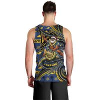 Tokelau Christmas Men Tank Top Santa Riding Sea Turtle DT05 - Polynesian Pride